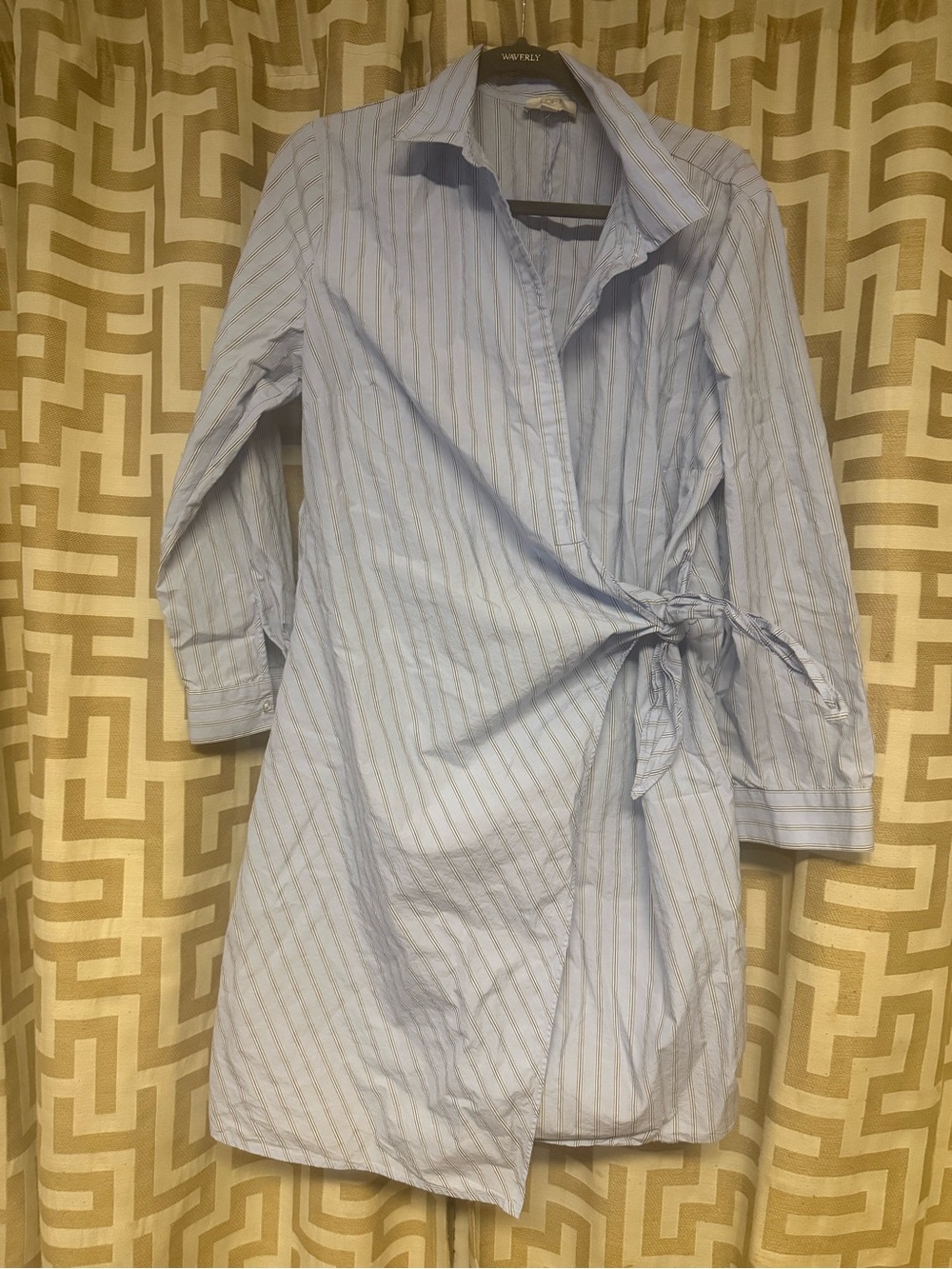 Waverly Light Blue and White Striped Shirt